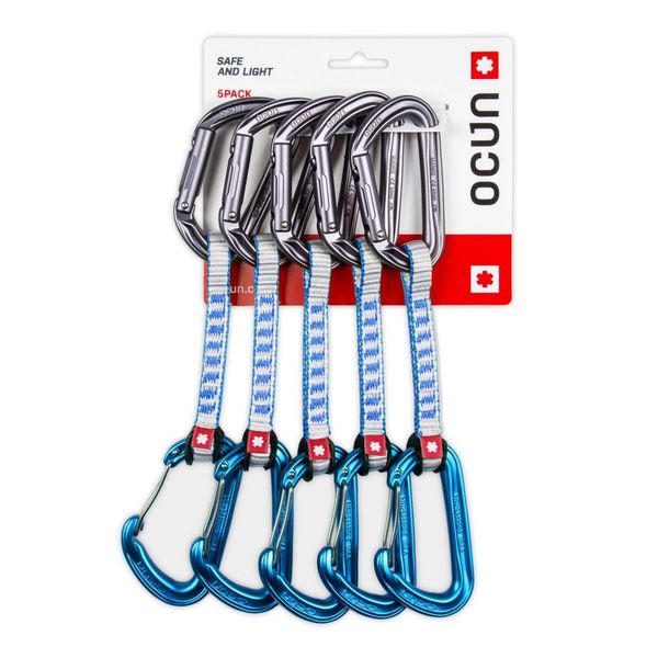 Ocun Quickdraws Hawk QD combi DYN 11mm 10cm 5-pack